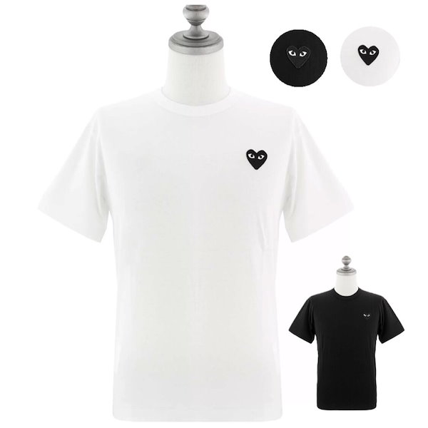 【超激安お得】半袖Tシャツ コムデギャルソン P1T064 ブラック サイズS Tシャツ/カットソー(半袖/袖なし)