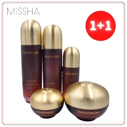 1+1 瑛顔(ヨンアン) 超拱辰(チョゴンジン)漢方化粧品！化粧水/乳液/美容液/クリーム