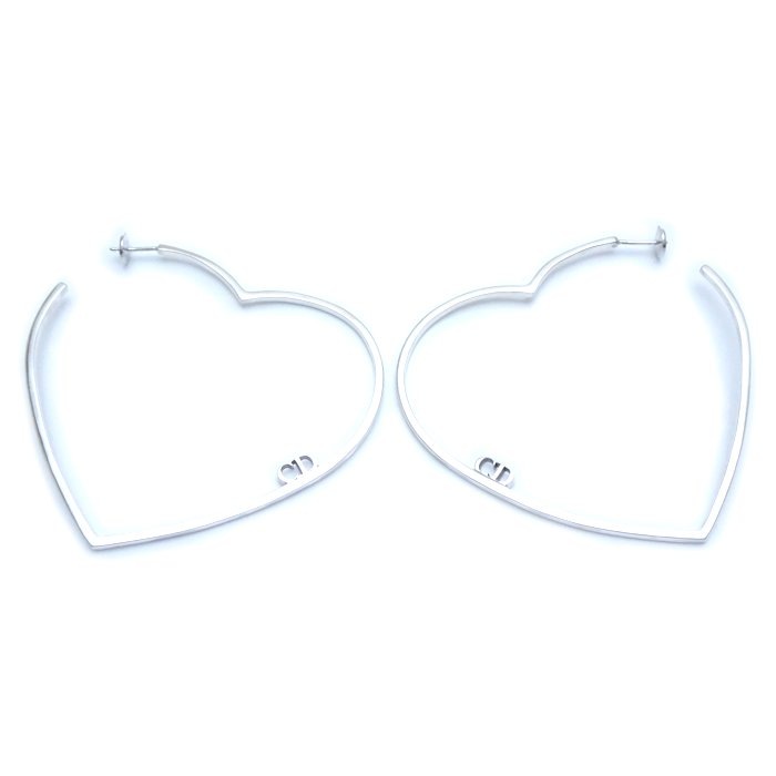 ハート フープ ピアス シルバー925/292970【中古】