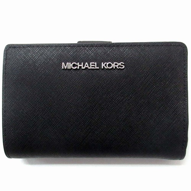 MICHAEL KORS マイケルコース アウトレット 財布　ビルフォールド ジップ コンパクトウォレット ミディアム35R4STVF6LBLCK