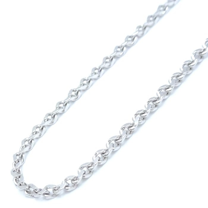 チェーン ネックレス 40.5cm 5.6グラム K18WG ホワイトゴールド/75961【中古】 55,740円