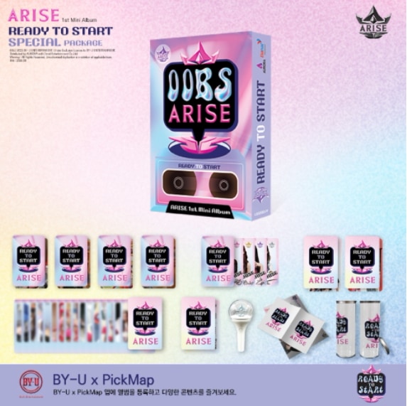 BY-U ENTERTAINMENT /(ARISE) ARISE 1st Mini Album ‘READY TO START’ (Special Package Ver.)