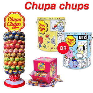 [ChupaChups] B T21 BTS 100個/ 沙糖/限定販売/SLIM candy