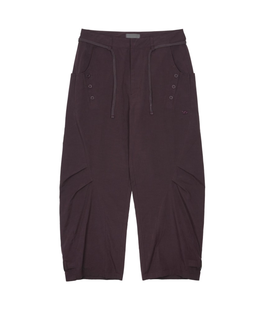 【SANSANGEAR】 25FW TIE PANTS : WINE