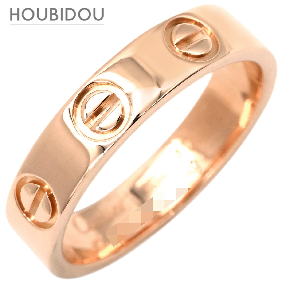 カルティエ リング 指輪 ラブリング スモールモデル ピンクゴールド #50 LOVE Ring PG Au750 18K ミニサイズ 9号 B4085250【中古】