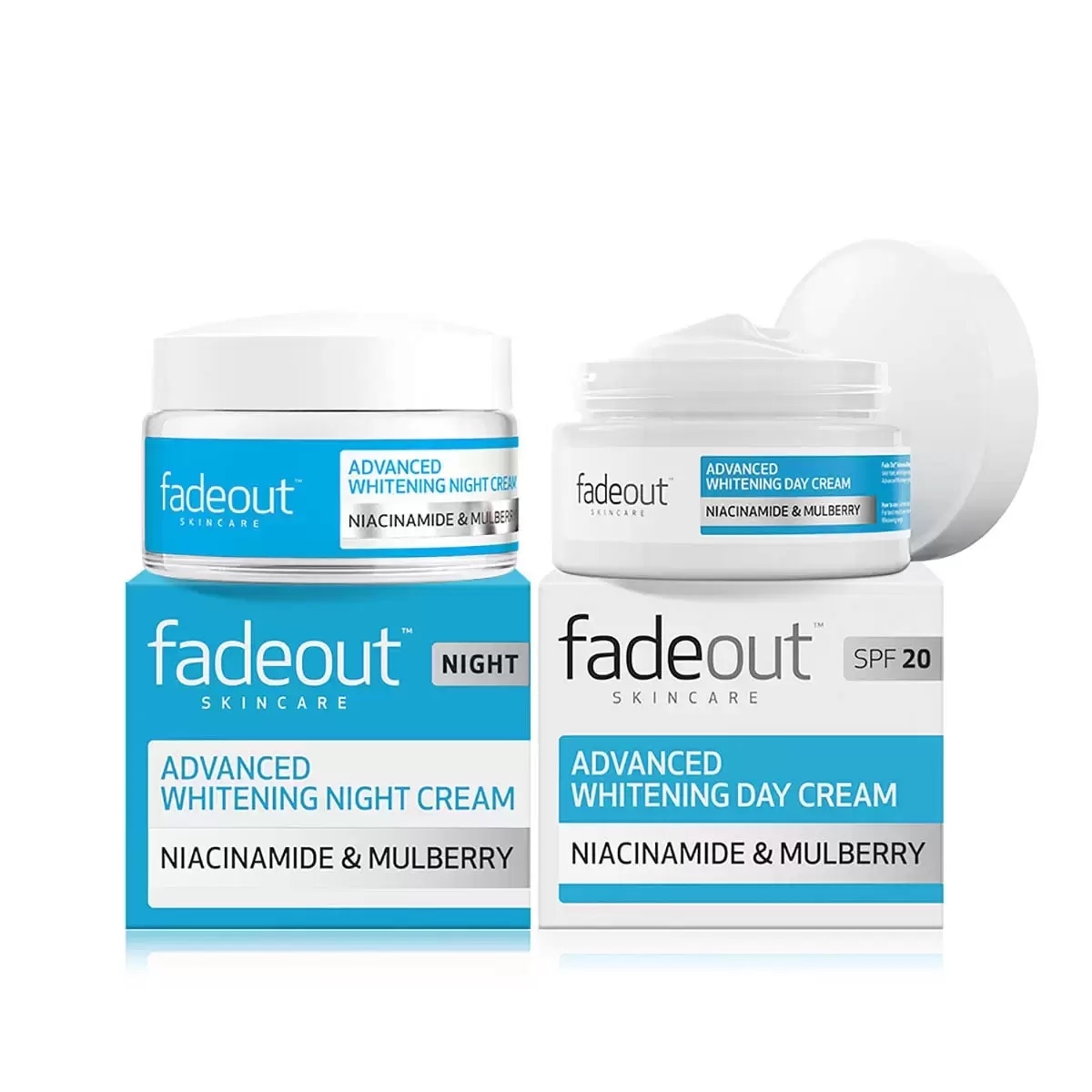 Whiteningクリーム 50ml x 2 - デイクリーム + ナイトクリーム