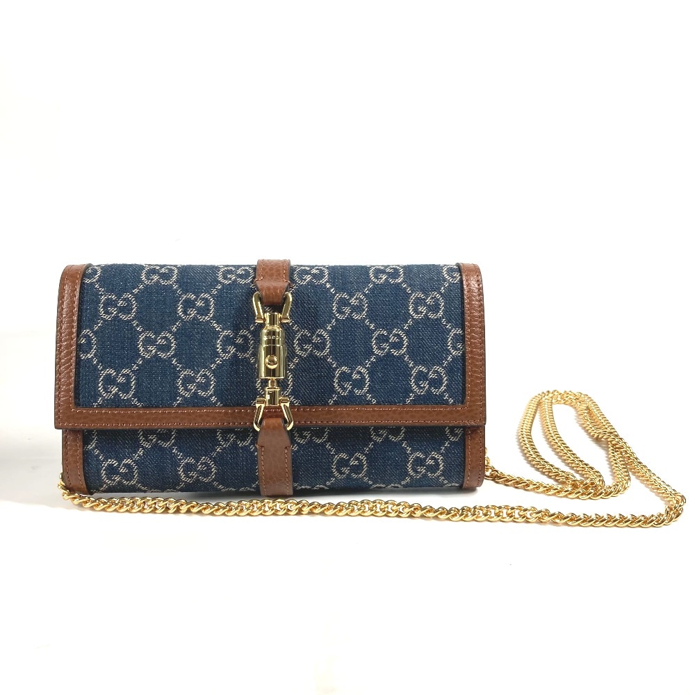 【美品.:*★】GUCCI ジャッキー　チェーンウォレット グッチ ジャッキー 1961〕カードケース ウォレット (コイン