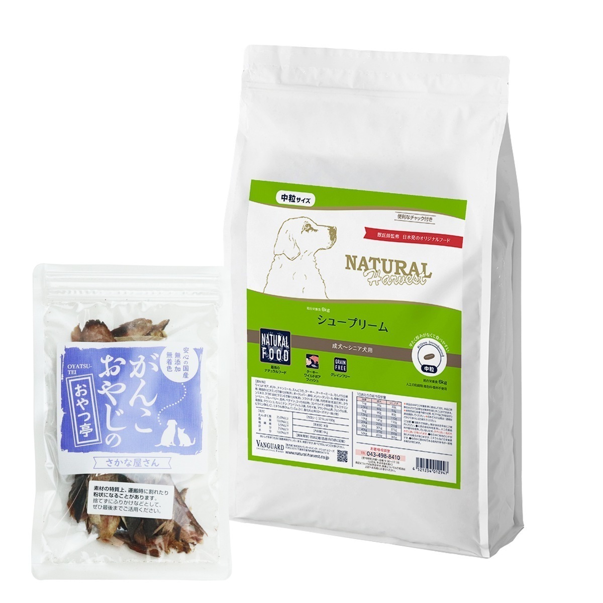 シュープリーム 6kg【国産無添加さかなのおやつ付き】