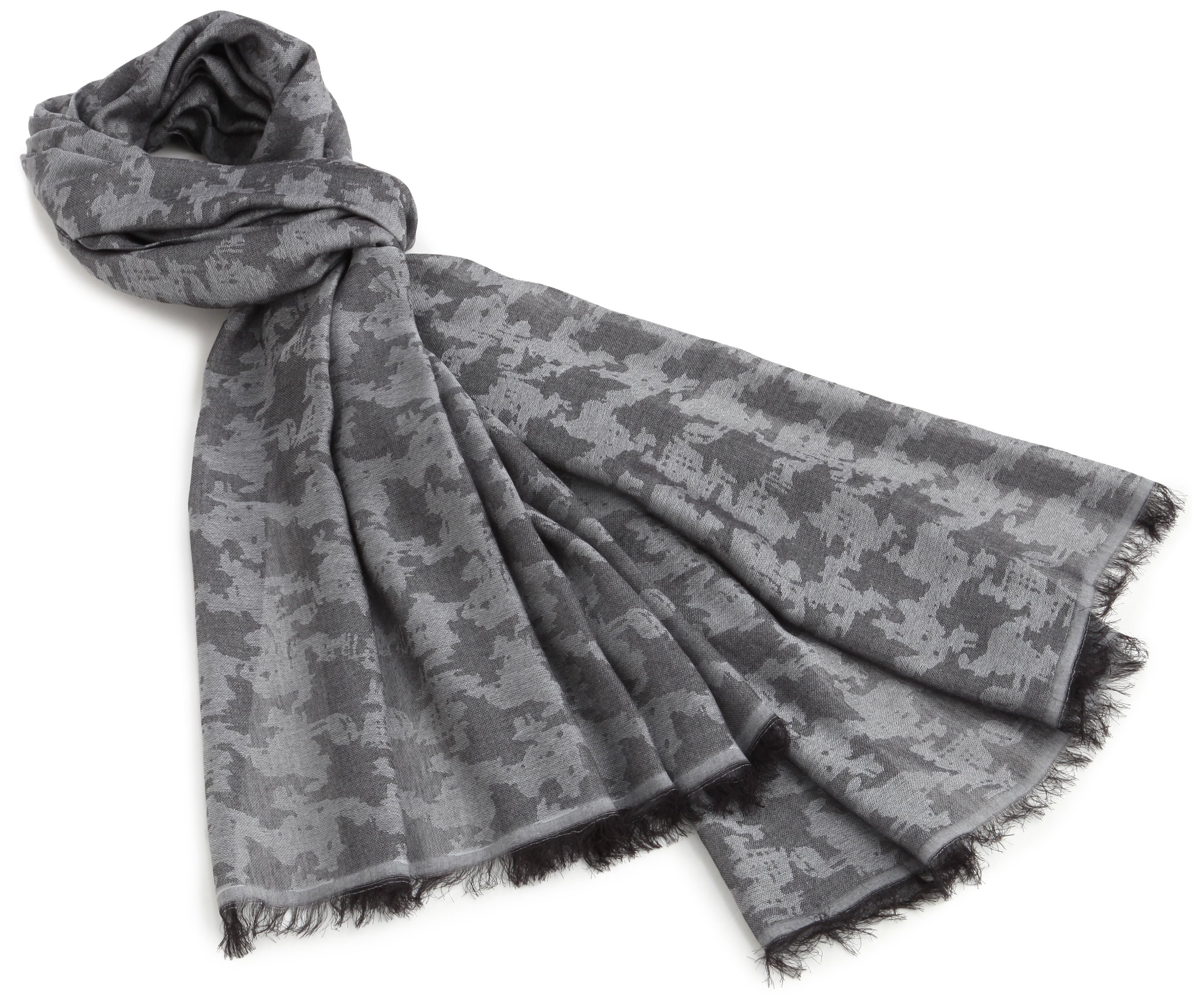 [インターメッツォ] ギンガムフリンジスカーフ 6210230