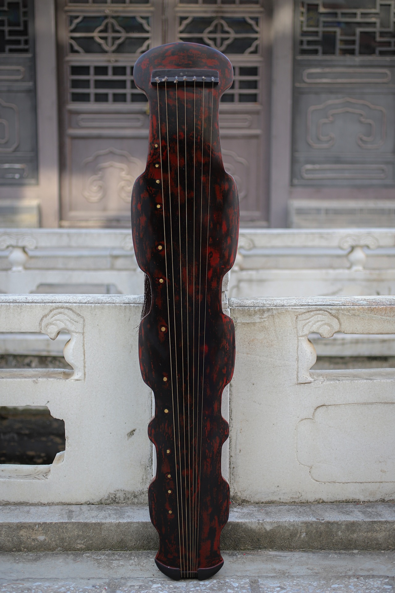 古琴 古いコレクション 手作り 中国の弦楽器