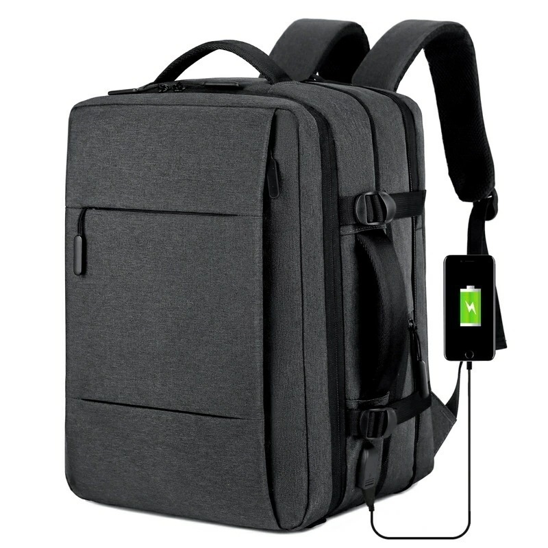 【2点購入で150OFF】品質良い!店舗お勧め! リュック メンズ 大容量【3WAY 35L大容量 USB充電ポート】 バックパック A4 サイズ 35L旅行バック 防水 ビジネス 多機能 撥水加工