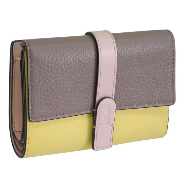 フルラ 財布 レディース 二つ折り財布 アウトレット レザー ブラウンマルチ グラツィア GRAZIA M COMPACT WALLET W ZIP WP00498BX15883781S FURLA