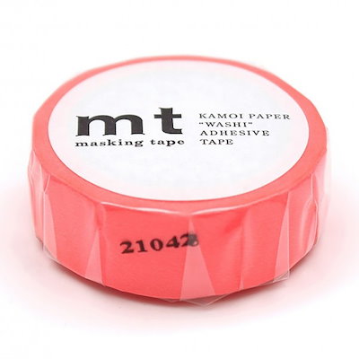 他サイト： カモ井加工紙　マスキングテープ　mt　1P　ショッキングレッド　MT01P210Rの商品画像