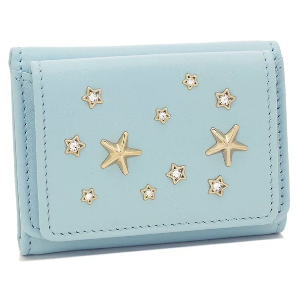 三つ折り財布 ネモ ミニ財布 ブルー レディース JIMMY CHOO NEMO CZN 28,656円