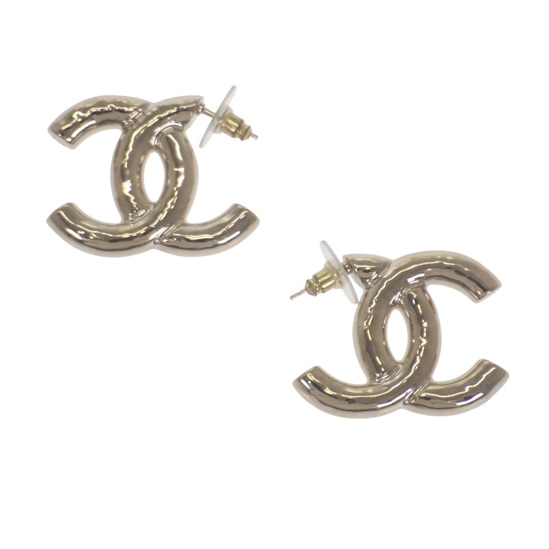 ココマーク A96517 ピアス メタル ゴールド レディース CC ロゴ【ABランク】