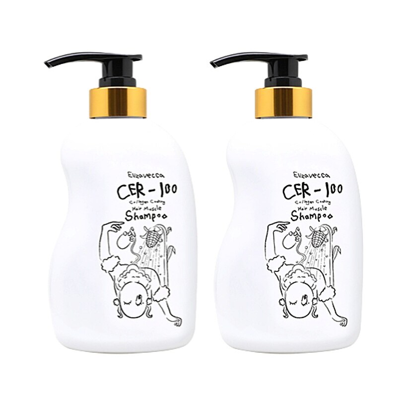 [1+1] コラーゲン コーティングヘア A+ マッスル シャンプー CER-100 500ml 2個