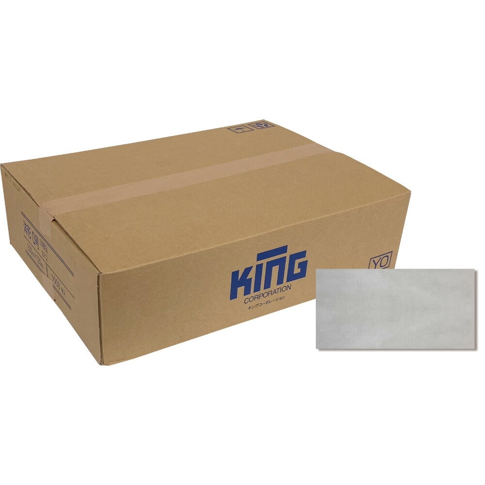 キングコーポレーション洋0地紋撥水白85枠無カマス1000枚 140151