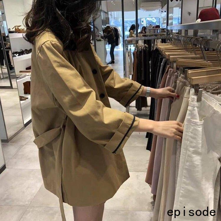 【急速出荷 2025年新作】ジャケット コート レディース 春秋 長袖 40代 トレンチコート モッズコート オシャレ カジュアル 着痩せ 韓国風 通勤 立ち襟 ゆったり きれいめ 薄い