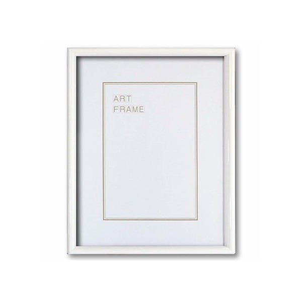 木製額色あせを防ぐUVカットアクリル 温かみのある木製フレーム デッサン額 大衣サイズ（509394mm）ホワイト