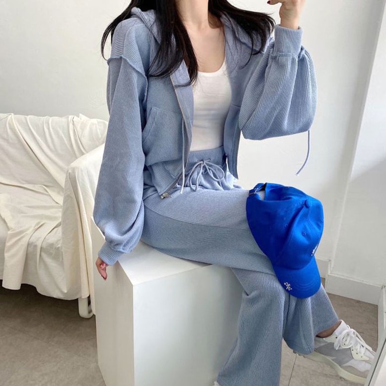 パーカーセットアップ レディース 送料無料 パーカールームウェアセットアップ フード付きスポーツウェア パーカー+パンツセットアップ ワンマイルウェア セットアップ 上下セット 2点セット ツーピース