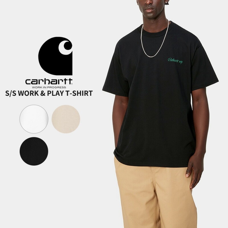 カーハート ダブリューアイピー 半袖 Tシャツ メンズ Carhartt WIP S S WORK & PLAY T-SHIRT i033264 カットソー トップス