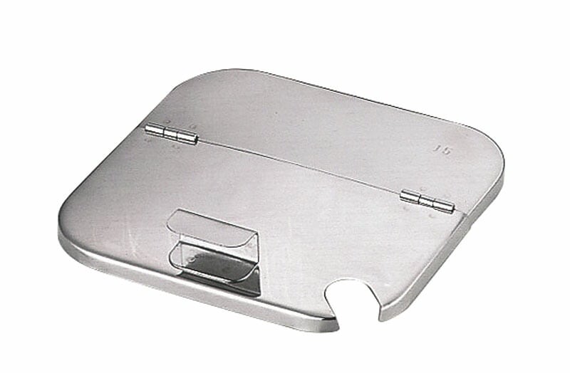 （まとめ買い）三宝産業 UK 18-8角キッチンポット用割蓋 13.5cm用 [x3]