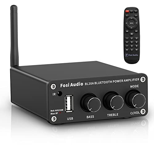 Fosi Audio【アップグレード品】 BL20A 小型 Bluetooth 5.0 アンプ100