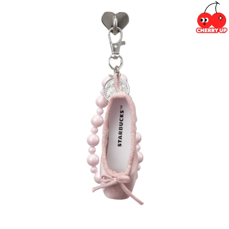 ピンクシューズ デコレーション キーリング/韓国 スタバ 限定 タンブラー/スタバ タンブラー 韓国/韓国 スタバ タン