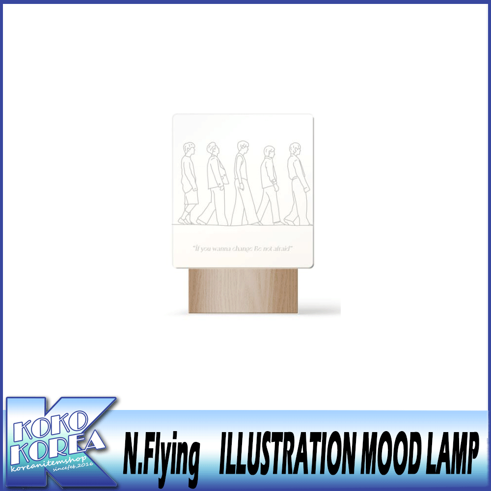 N.Flying ILLUSTRATION MOOD LAMP Man on the Moon