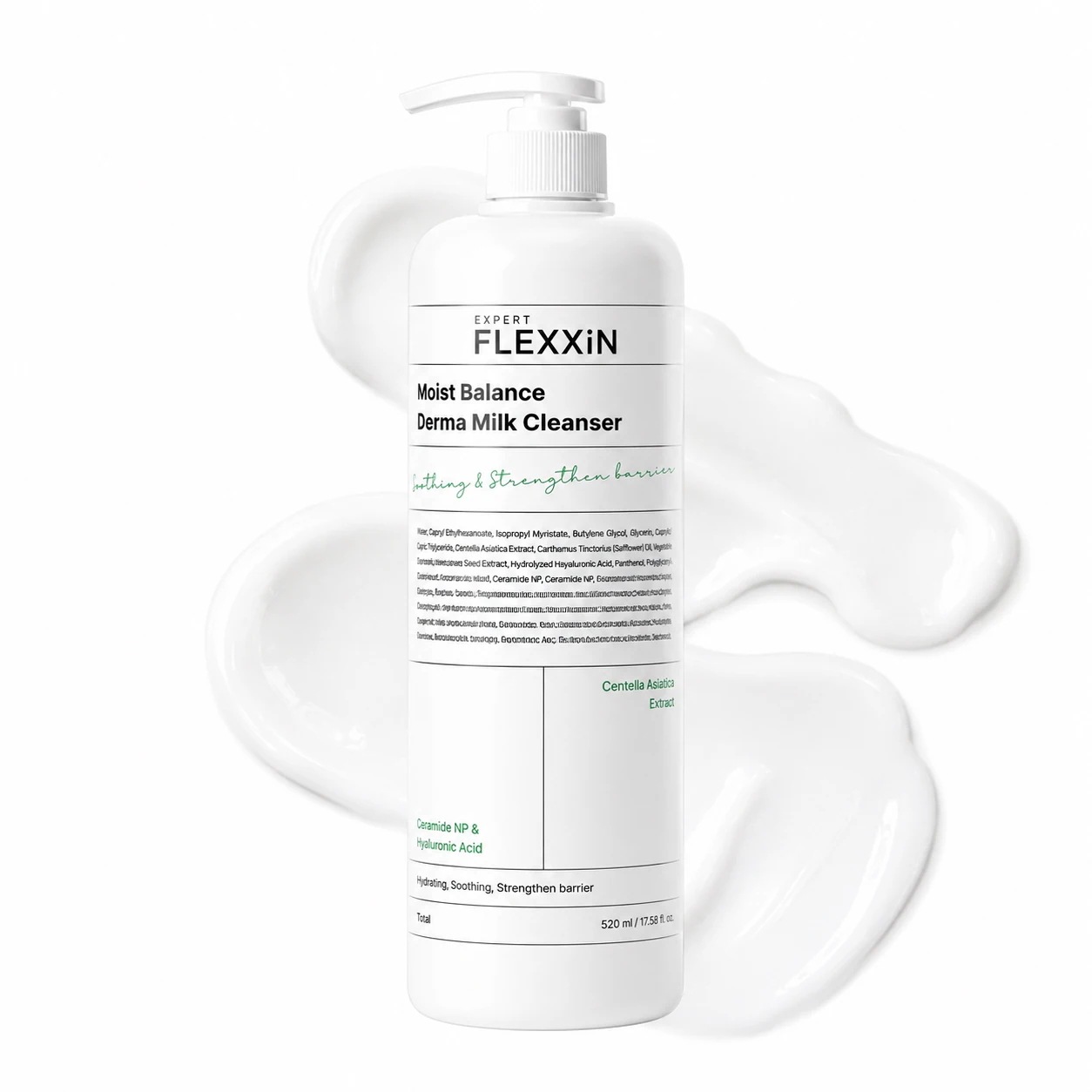 【全品10%OFF】モイスト ダーマ ミルククレンザー 1000ml l 韓国コスメ l 弱酸性クレンザー l 10種ヒアルロン酸配合 l うるおいミルクテクスチャー