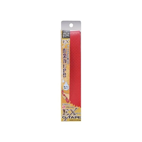 （まとめ）須佐製作所 王将 EXG-TAPE 赤 033913 1本 [x3セット]接着・補修用品