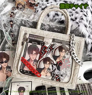 ハレルヤベイビー 痛バッグ Qoo10] 痛バッグ 痛バ ヘビ柄 個性 トートバッ