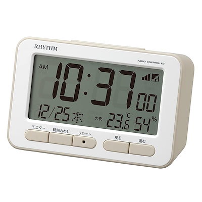 他サイト： リズム 電波目覚まし時計 8RZ234SR38の商品画像