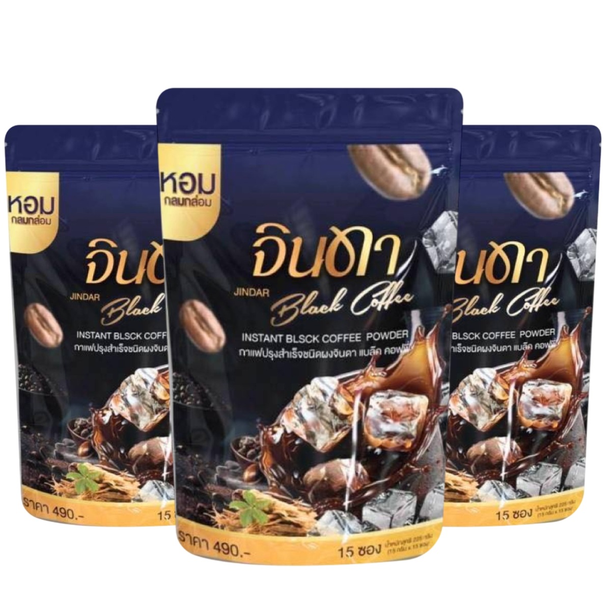 JINDAR Black Coffee 10 Sachets x 3 packs