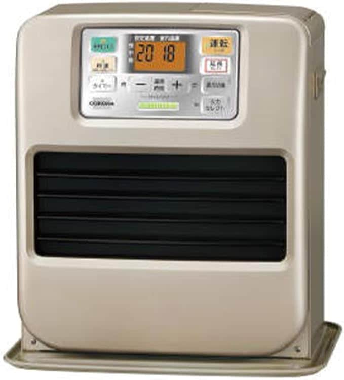 石油ファンヒーター ヒーター SR32シリーズ (木造9畳まで/コンクリート12畳まで) リモコン付き 大型パネル FH-SR3323Y(N) シャンパンゴールド