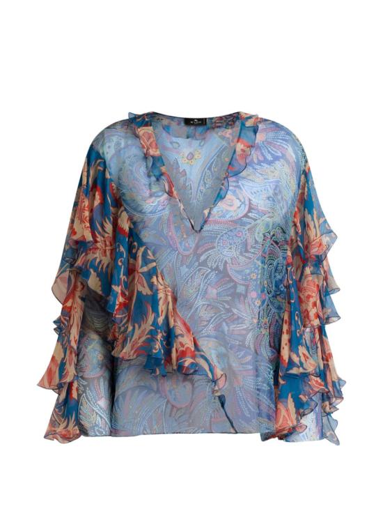 ETRO Women Shirts WRJA0177 99SA1Q7X0887 Clear Blue
