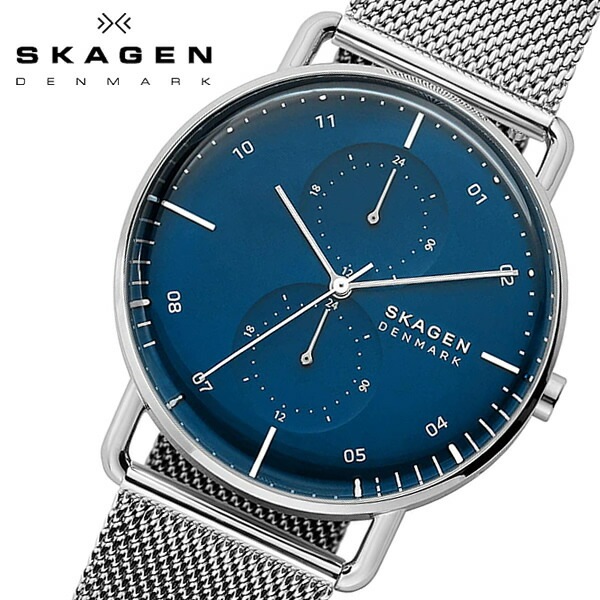 新発売 SKAGEN HORIZONT 腕時計 メンズ マルチファクション シルバー