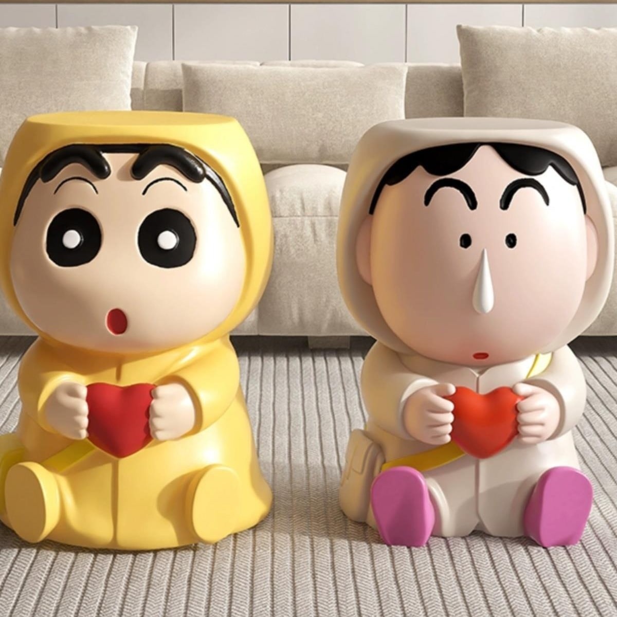 推薦する軽い豪華で高級なクレヨンしんちゃん玄関玄関の靴交換スツール家庭用小さなスツールロースツールコーヒーテーブルソファスツール