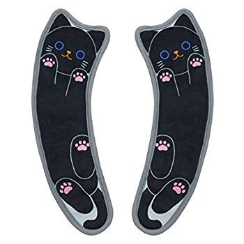 明邦 ねこ の 洗える 吸着 便座シート 便座カバー 黒...のサムネイル
