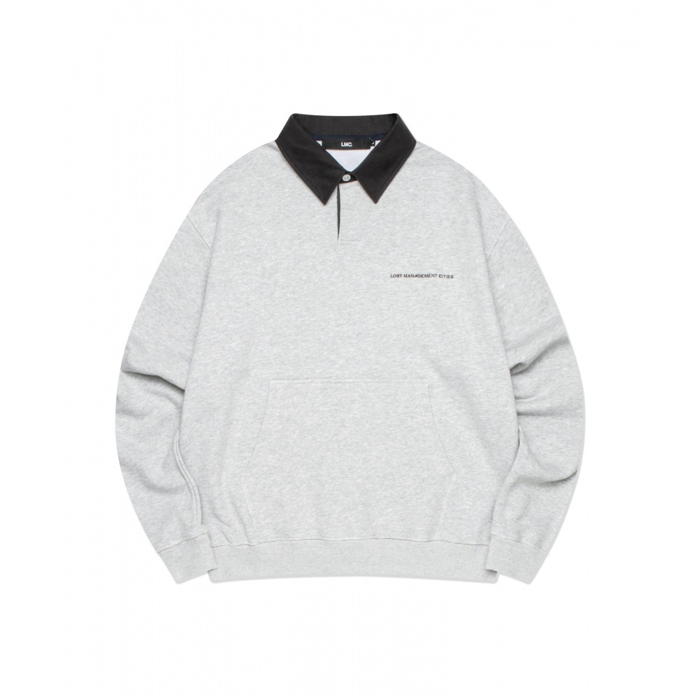 LMC CAPITAL RUGBY スウェットシャツ ヘザーグレー