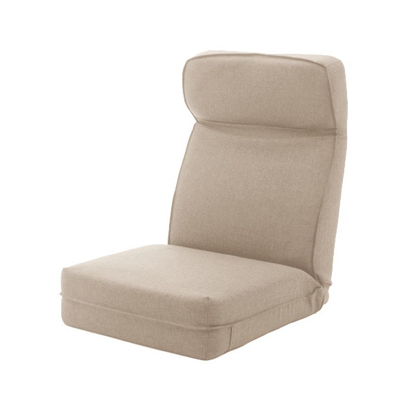 CELLUTANE 頭部リクライニング座椅子 一人掛け ダリアンベージュ ポケットコイル搭載 日本製 A1120pr-642BE メーカー直送