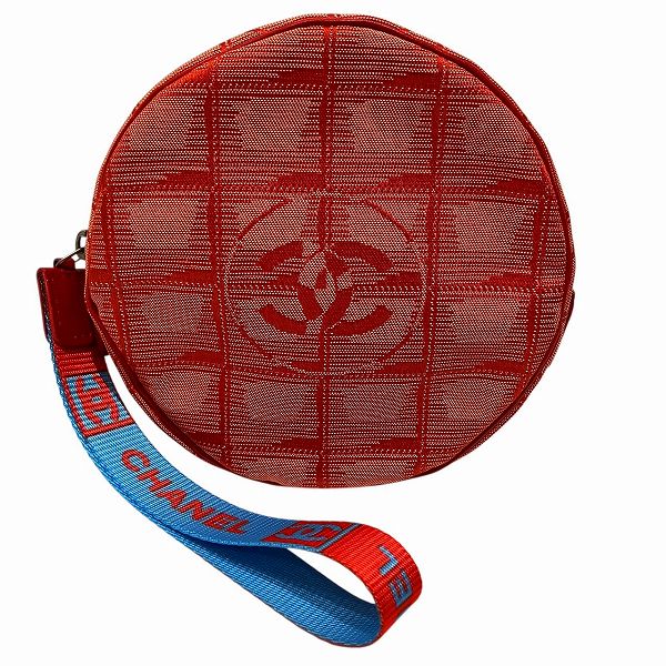 シャネル ニュートラベルライン 丸形 バッグ ポーチ 小物 【中古】