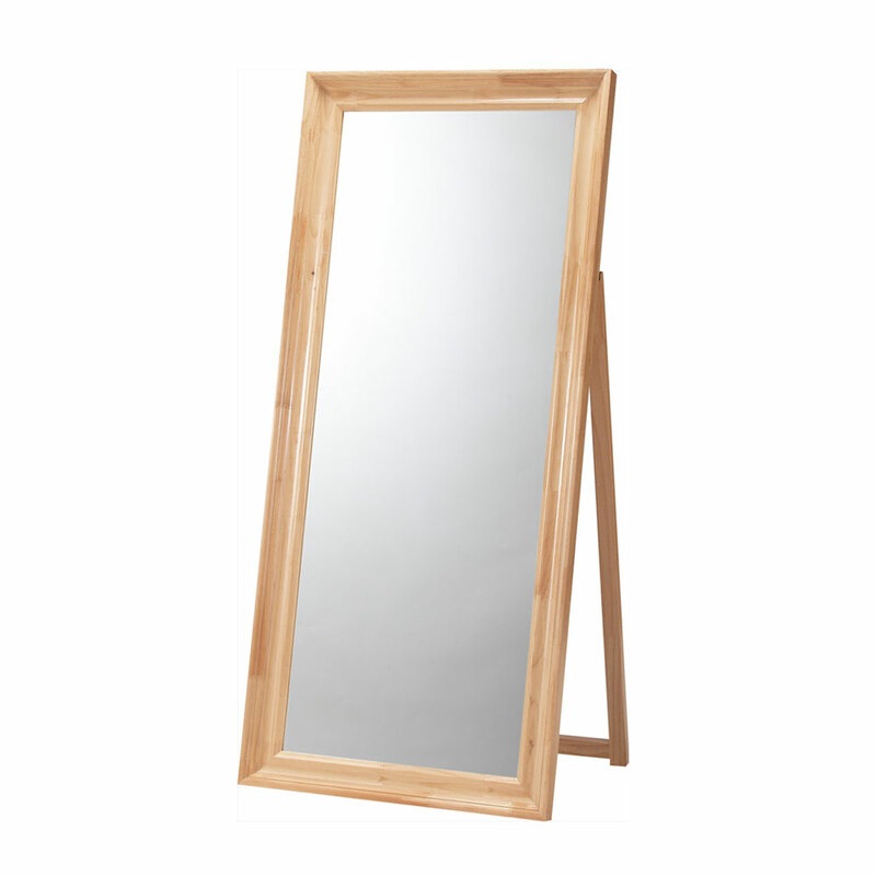 スタンドミラー TSM-911NA 【 かがみ 全身 鏡 家具 木製フレーム インテリア雑貨 カガミ おしゃれ 姿見 】