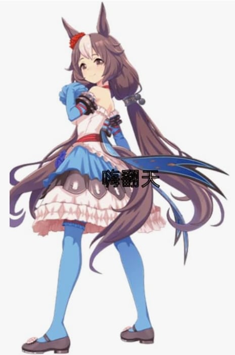 実物撮影（ウィッグ靴追加 ） 2022 ウマ娘プリティーダービー ヤマニンゼファー 勝負服 コスプレ衣装