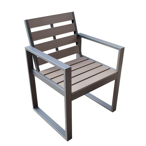 旭興進 aks-25814 人工木チェア メーカー直送