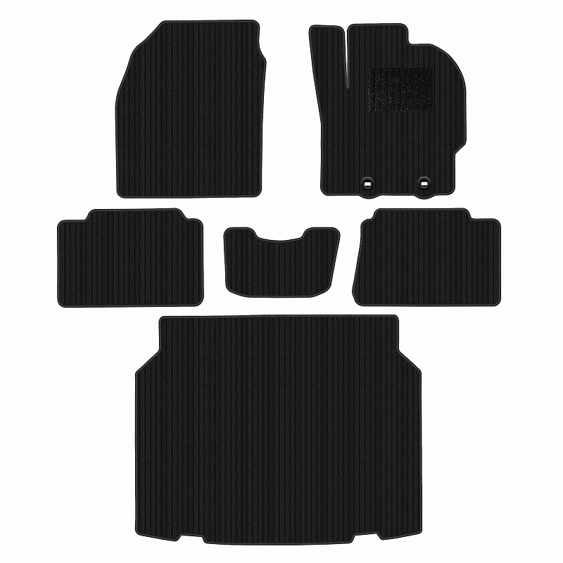 [優れた品質で安売りに挑戦]トヨタ ヤリスクロス 10系 フロアマット + トランクマット(ラゲッジマット) [3色から選択]