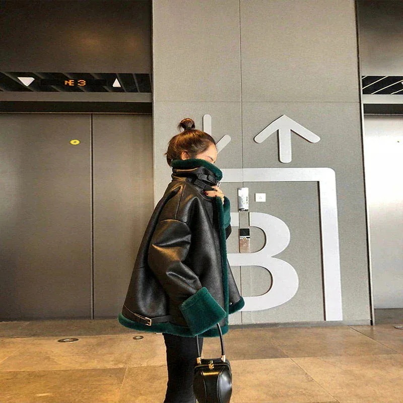 現品/優良商品人气24 ニューデザイン コート ゆったり おしゃれ 厚手 ライダース ジャケットジャケット AWアウター