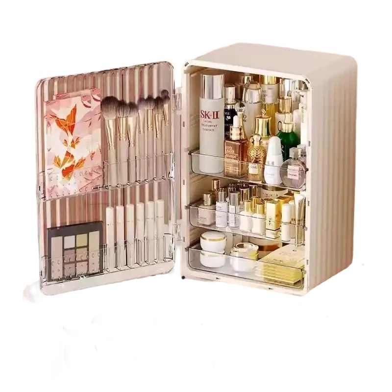 コスメ収納ボックス コスメ収納 コスメボックス メイクボックス 大容量 仕切り 化粧ボックス 化粧品 収納 ボックス メイク収納 ケース 化粧品入れ 収納ボックス 引き出