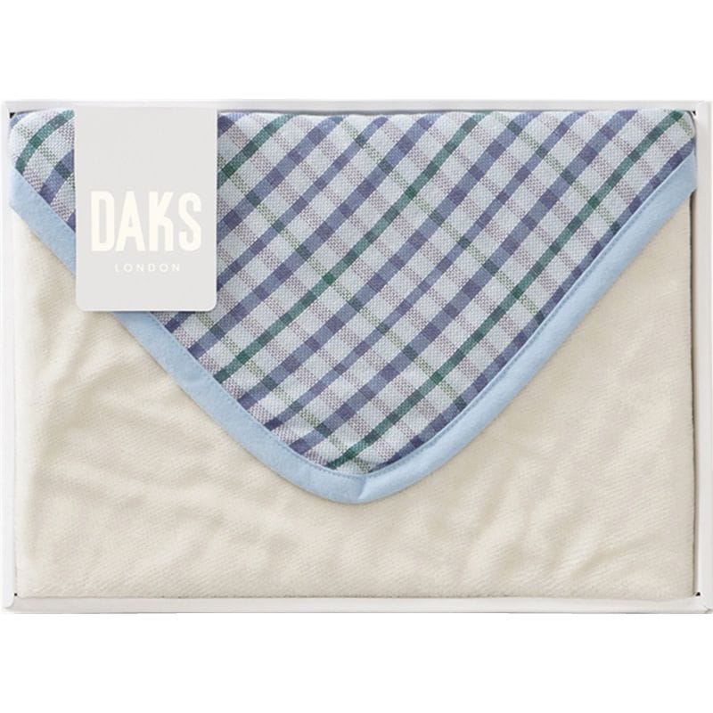 シール織/ガーゼ リバーシブル綿ひざ掛け B-B