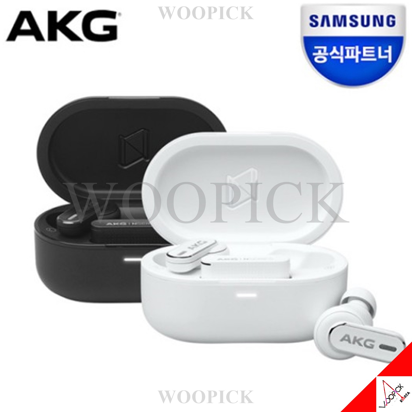 AKG N5 ハイブリッド/ワイヤレス/ブルートゥース/イヤホン/True Adaptive ANC/イヤーバード -2種 色/ブラック/ホワイト/新品/2024